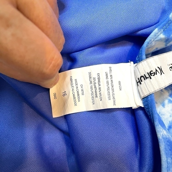 Tie Dye Hurley One Piece Swimsuit 💙 - Picture 8 of 9